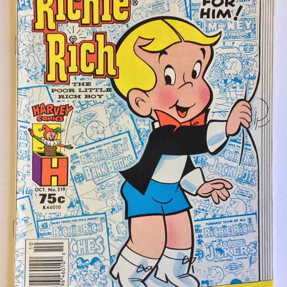 Richie Rich #219 (Oct 1986, Harvey) Special Collector's Issue! - Picture 12 of 16